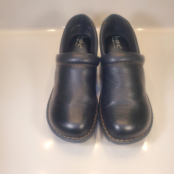 BOC Peggy Black Leather Clogs Women's 9.5 - Picture 3 of 10